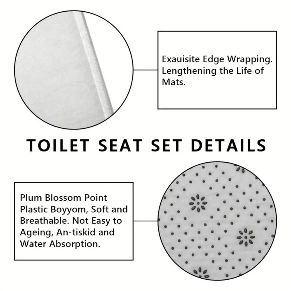 Thanksgiving Shower Curtain Bathroom Set – 4 Pie