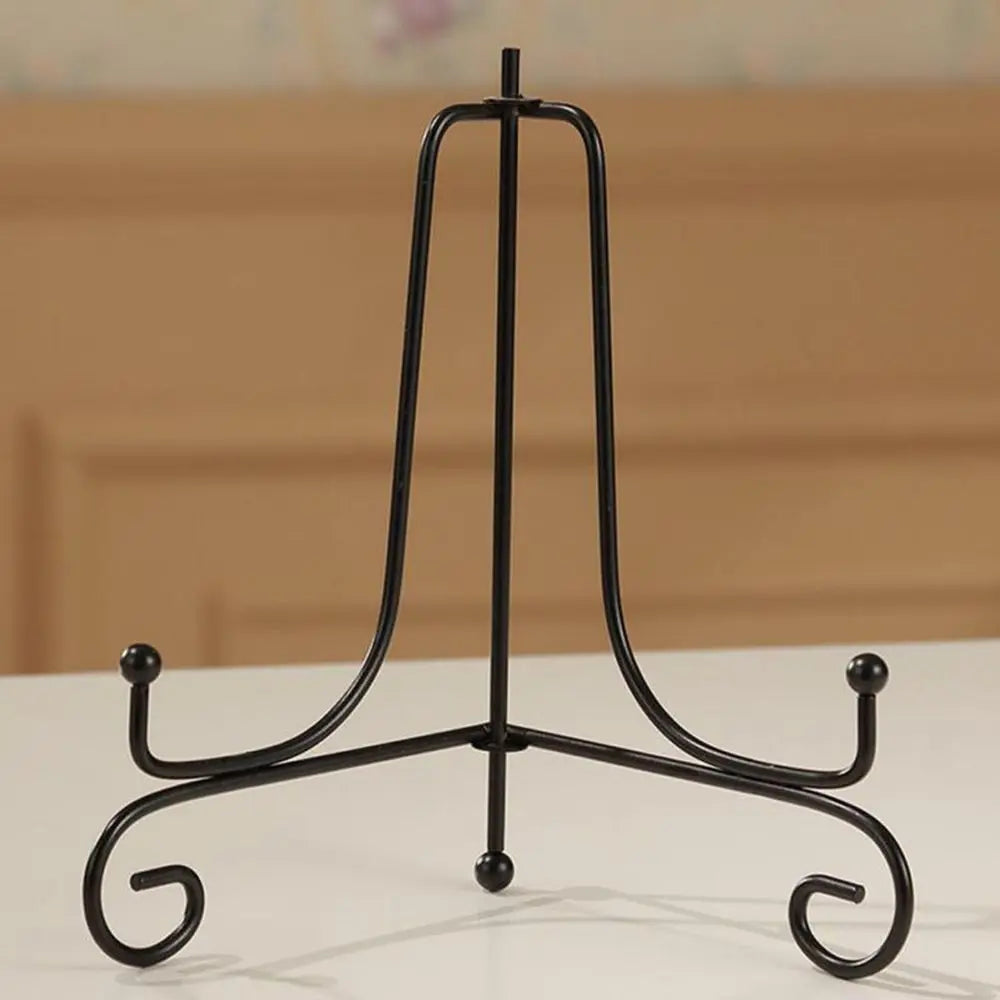 Black Iron Display Stand – Book & Photo Holder Easel