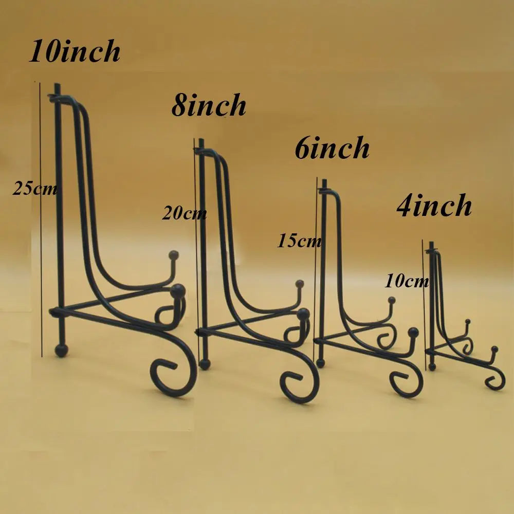 Black Iron Display Stand – Book & Photo Holder Easel