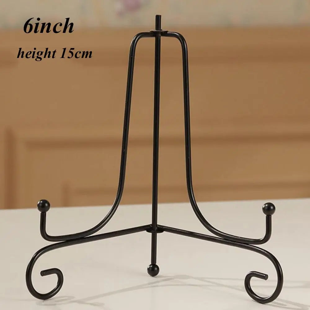 Black Iron Display Stand – Book & Photo Holder Easel