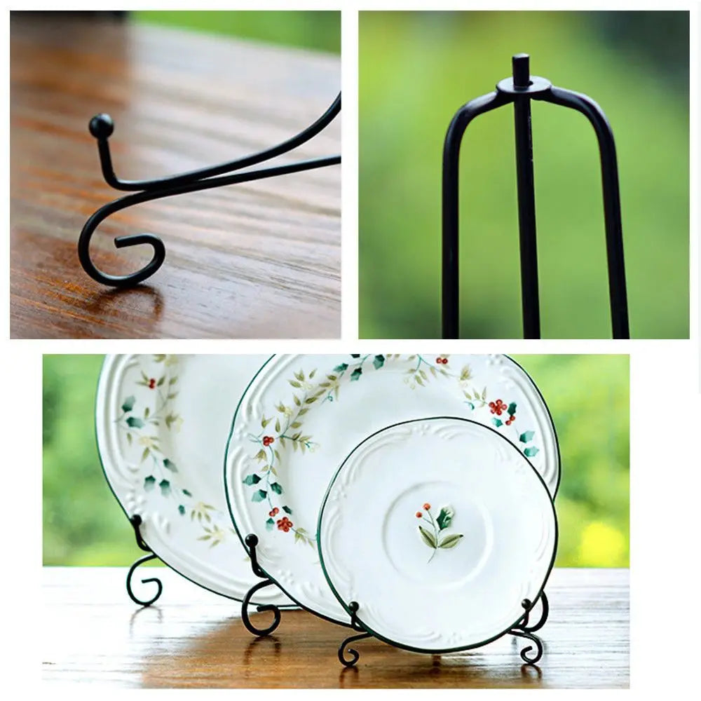 Black Iron Display Stand – Book & Photo Holder Easel