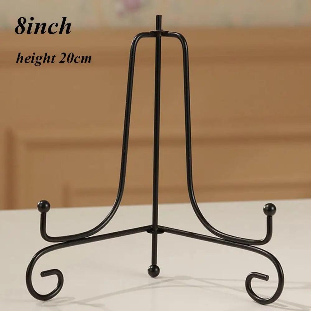 Black Iron Display Stand – Book & Photo Holder Easel