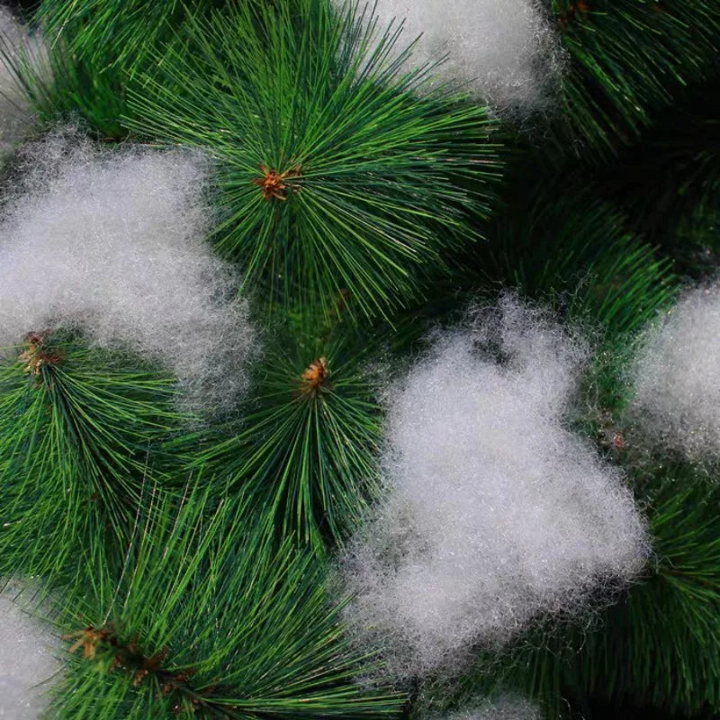 Fluffy Artificial Snow Cotton Decoration Set
