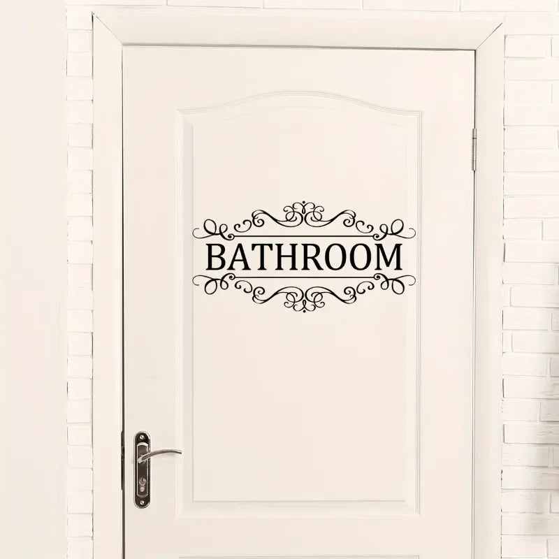 Waterproof PVC Bathroom Wall Sticker