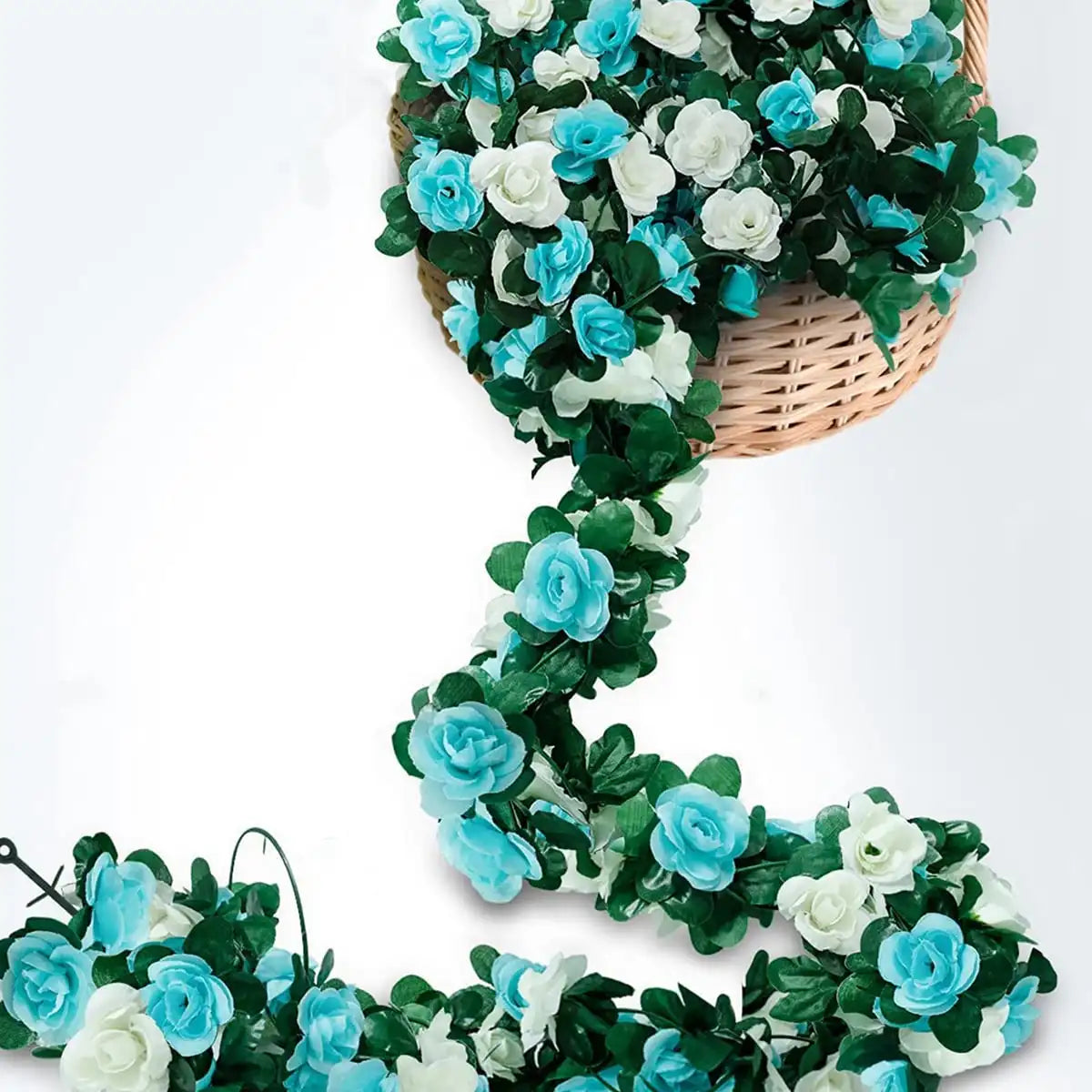 250CM Artificial Rose Vine – Decorative Fake Flower Garland