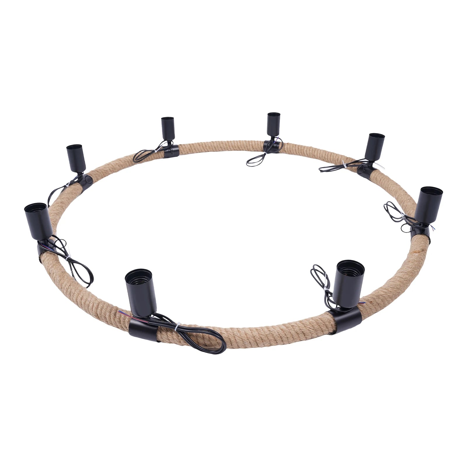 31.5" Rustic Wagon Wheel Farmhouse Chandelier