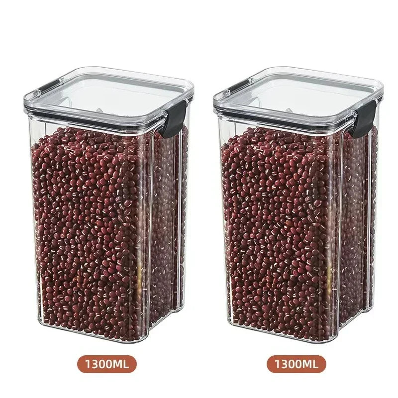 Kitchen Stackable Sealed Food Storage Containers Set (460–1800ml)