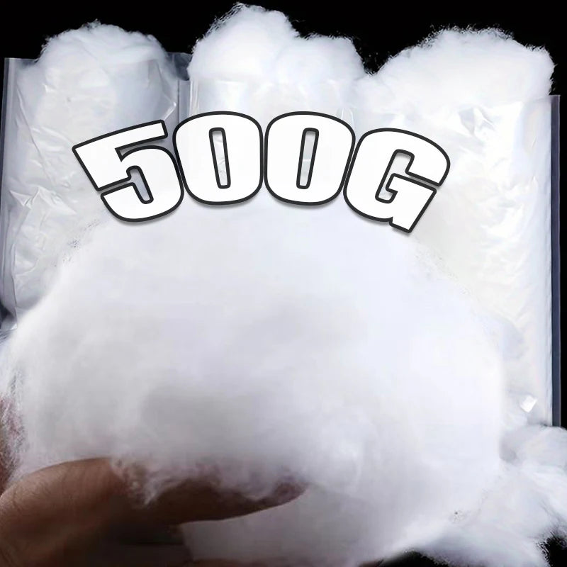 Fluffy Artificial Snow Cotton Decoration Set