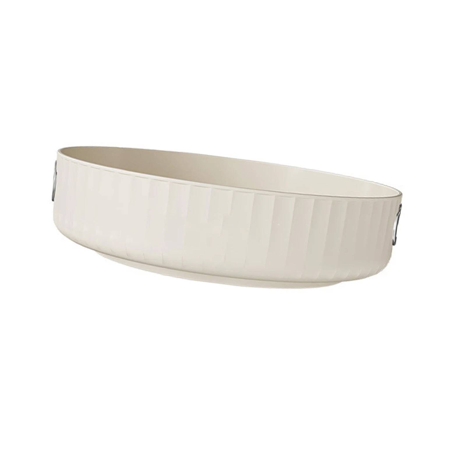 Creamy White Rotatable Multi-Purpose Countertop Tray