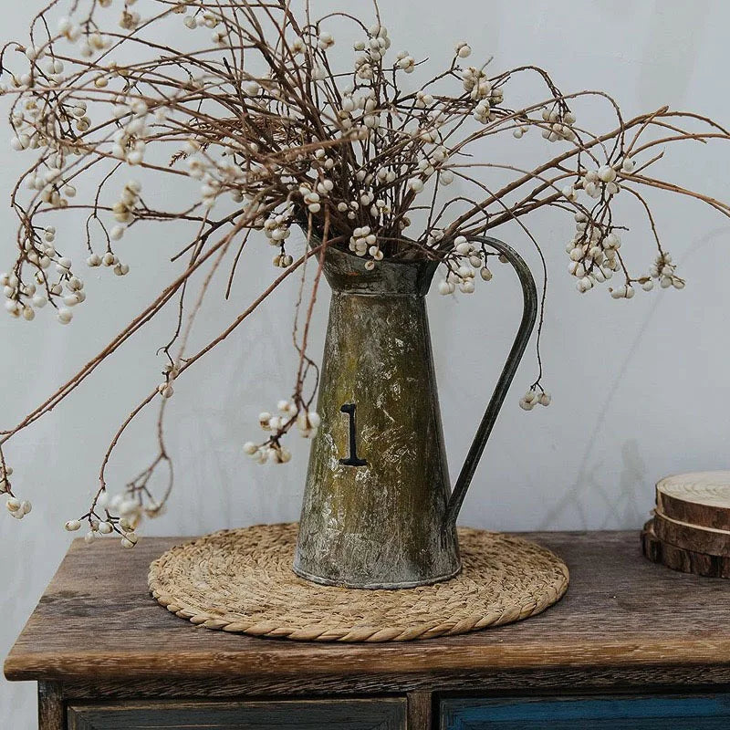 Handwoven Rattan Round Pot Mats