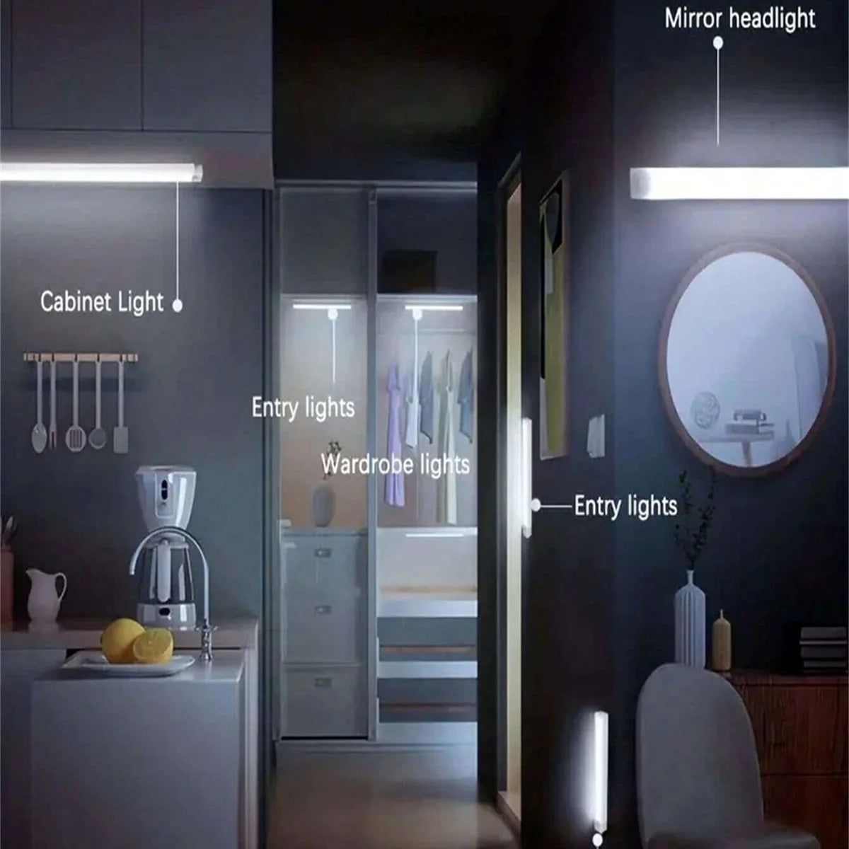 Wireless Motion Sensor LED Night Light