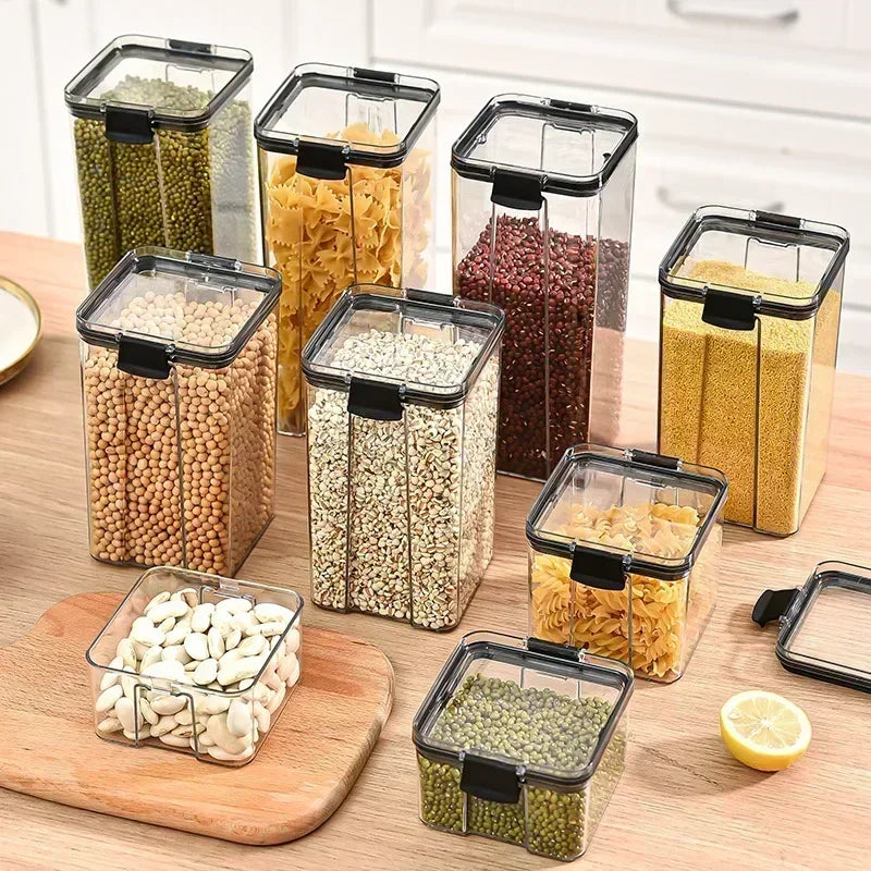 Kitchen Stackable Sealed Food Storage Containers Set (460–1800ml)