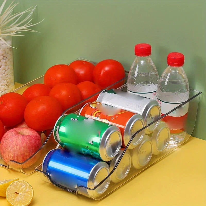 Refrigerator Soda Can Dispenser Organizer