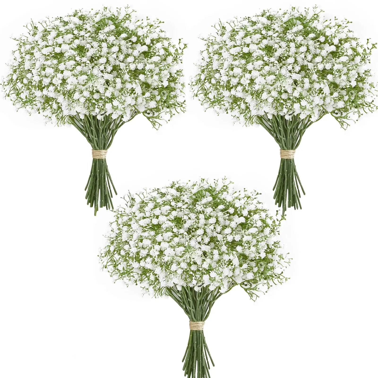 10/15pcs Artificial Baby’s Breath – Fake Gypsophila Flower Stems