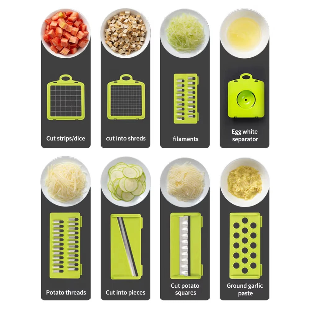16-in-1 Multifunctional Vegetable Chopper
