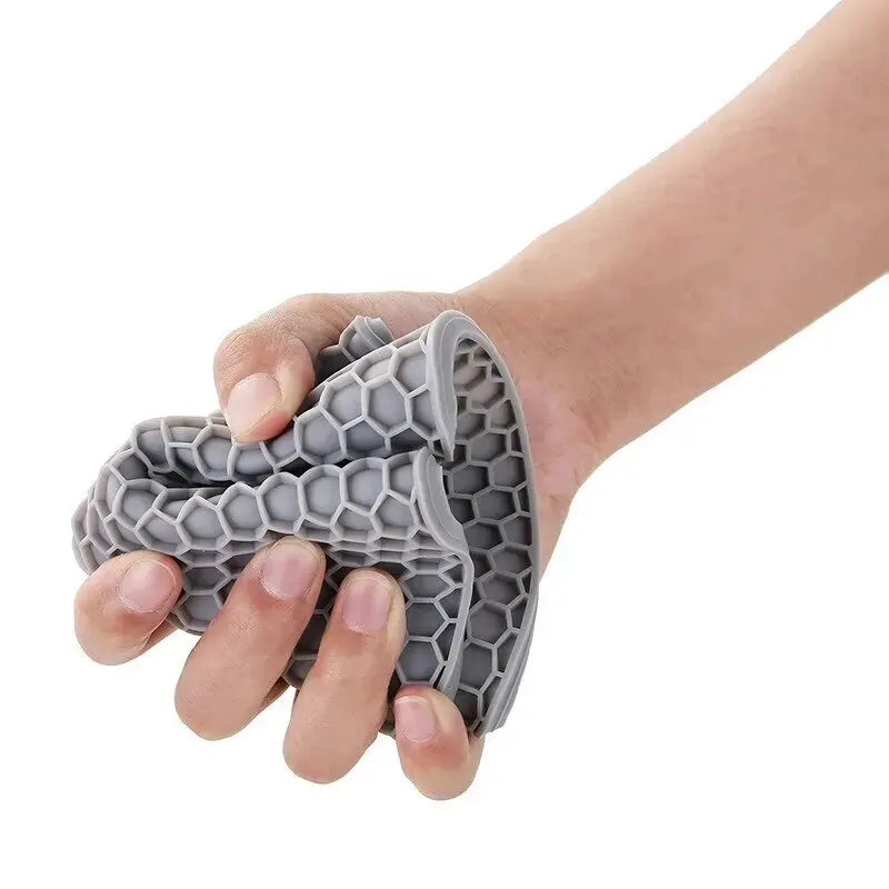 Round Heat-Resistant Silicone Mat Coasters – Non-Slip Pot Holders