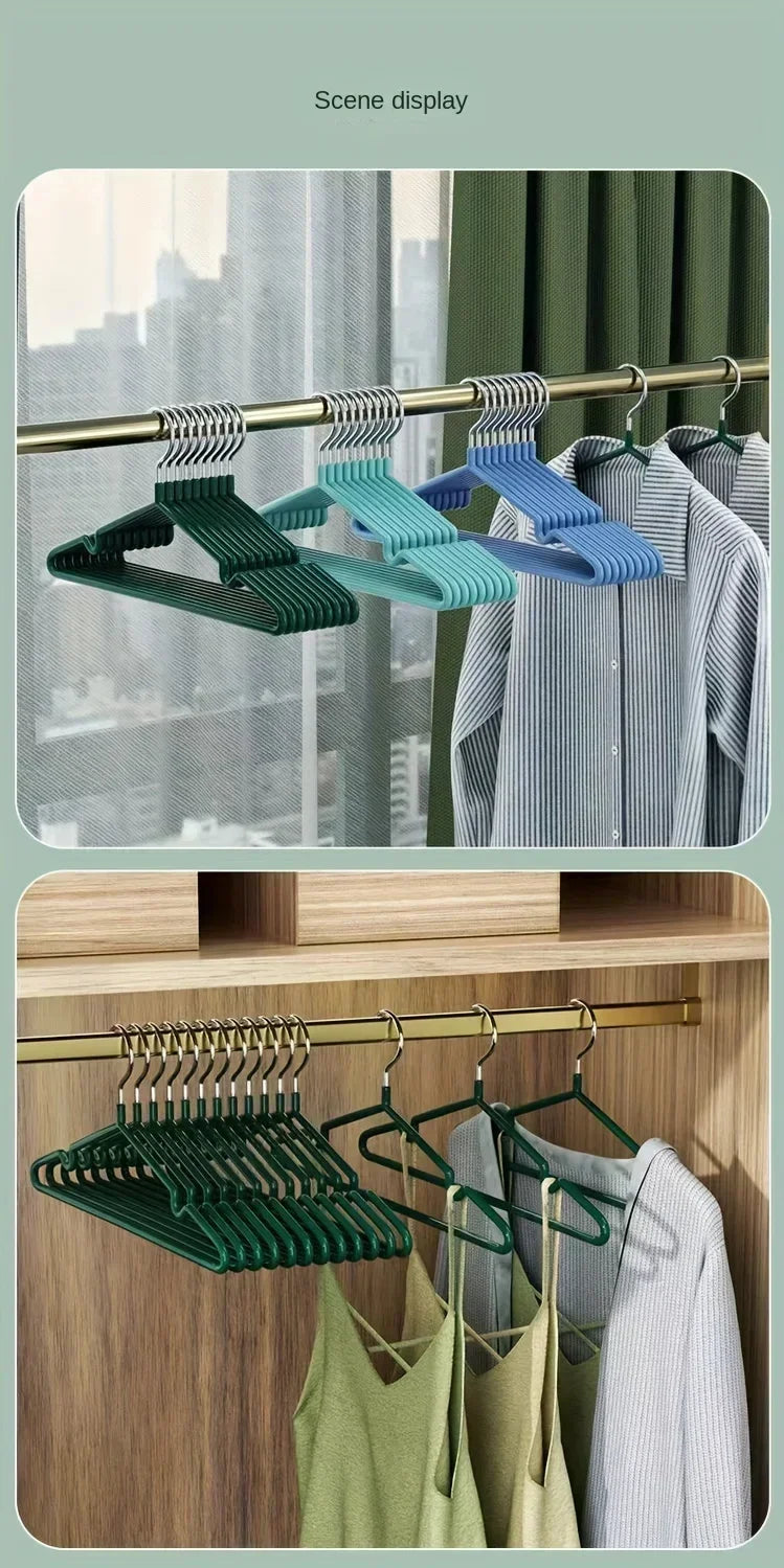 20pcs Non-Slip Heavy Duty Clothes Hangers