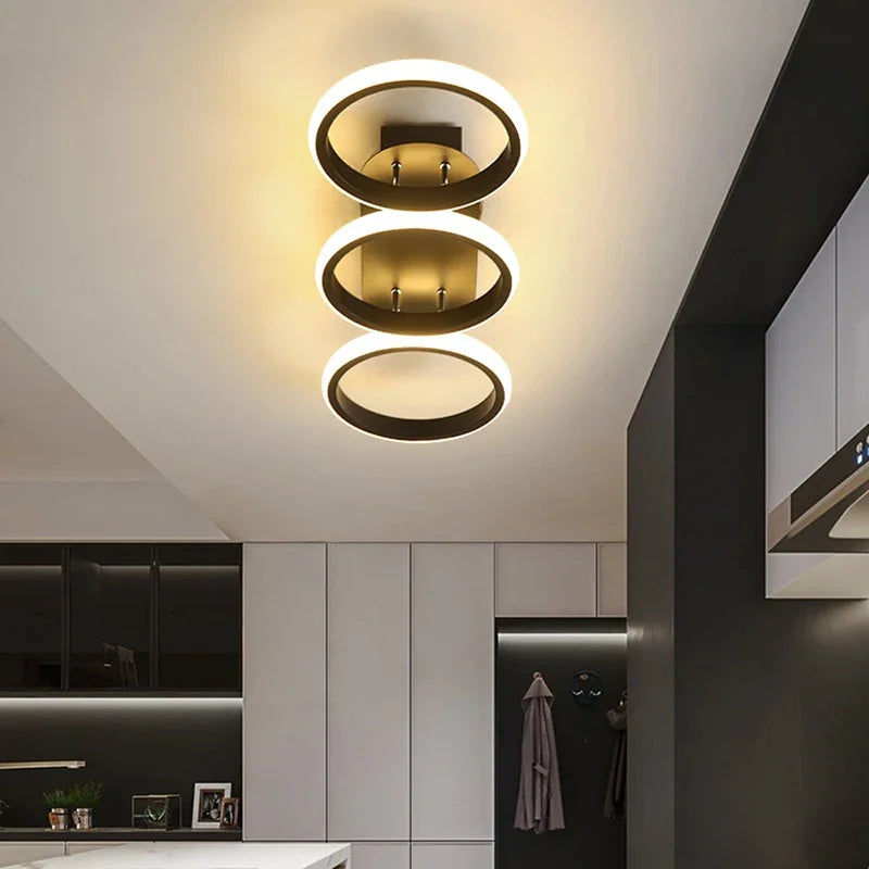 Modern LED Ceiling Light – Round/Square for Home & Hall
