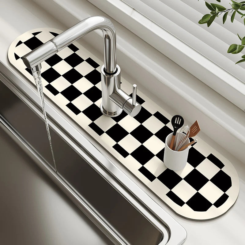 Diatomite Sink Splash Pad – Absorbent Drying Mat