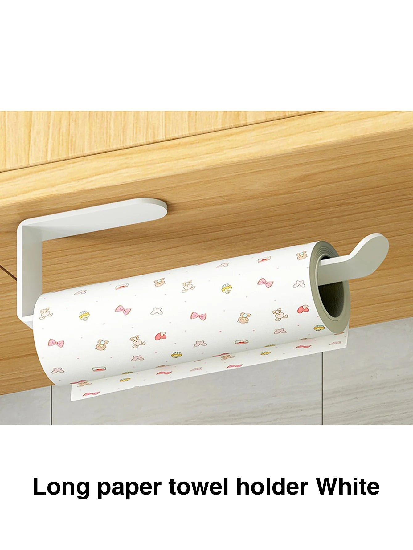 Adhesive Kitchen & Bathroom Paper Towel Holder
