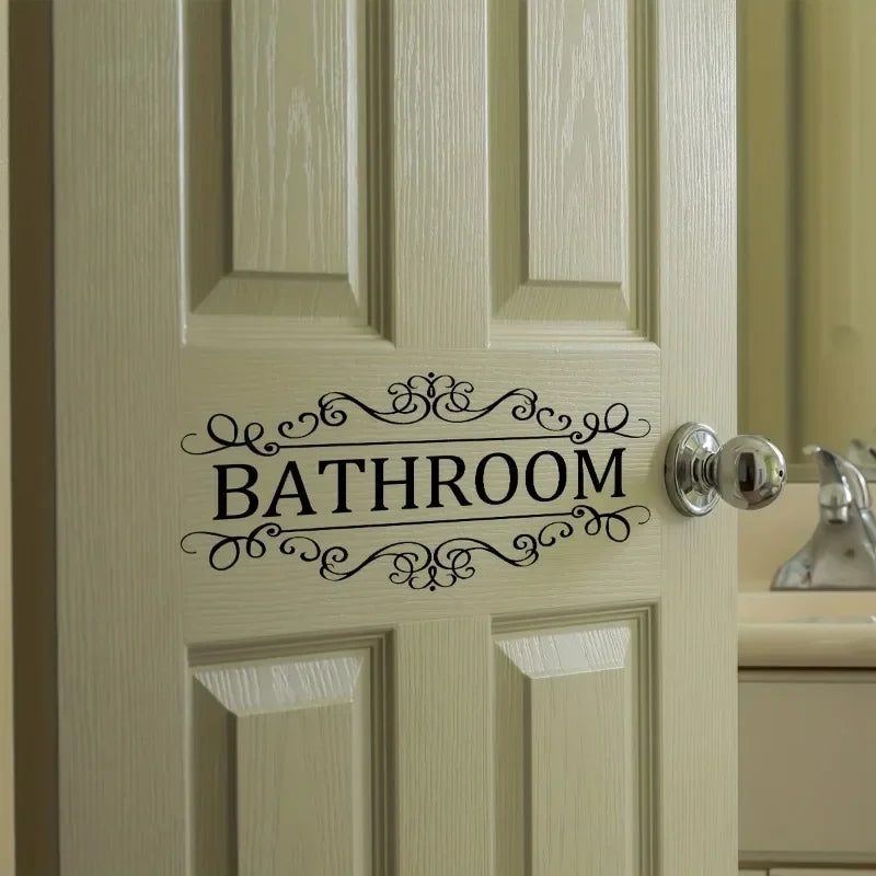 Waterproof PVC Bathroom Wall Sticker