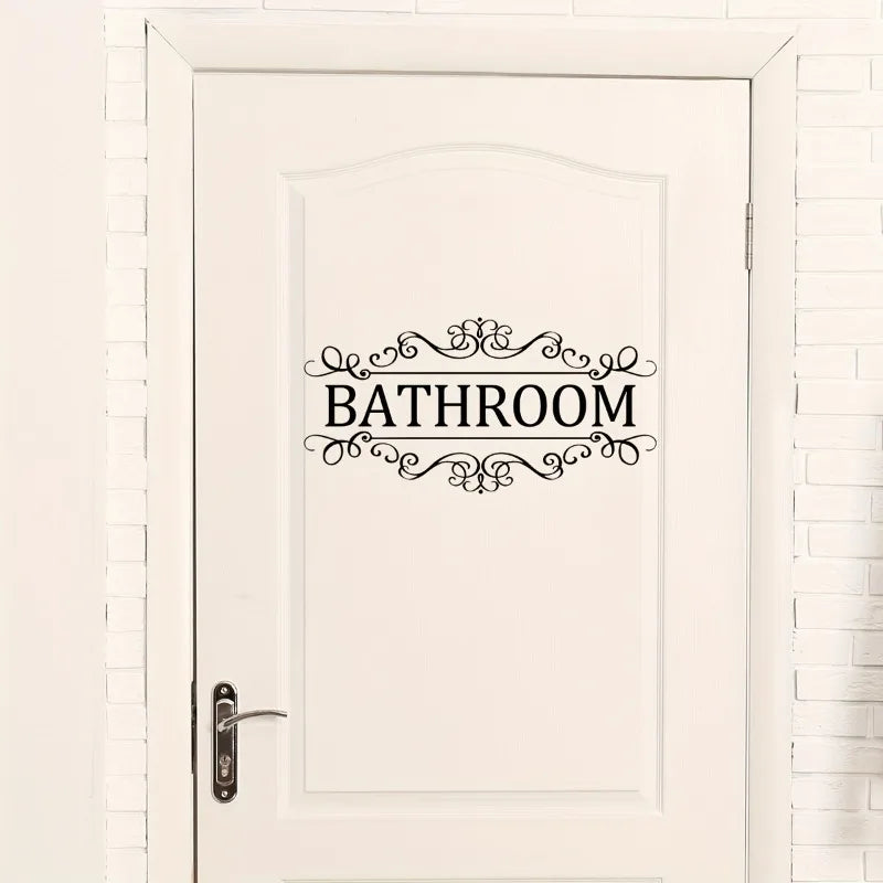 Waterproof PVC Bathroom Wall Sticker