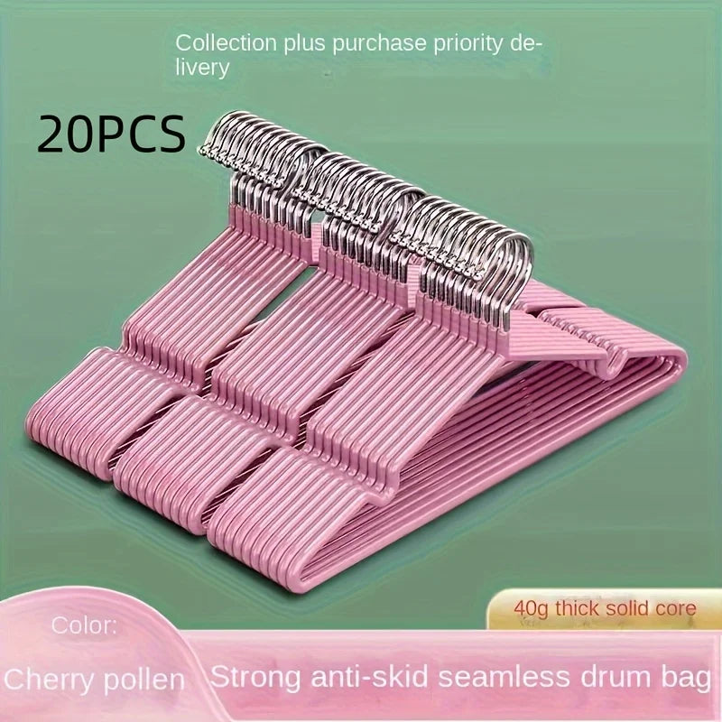 20pcs Non-Slip Heavy Duty Clothes Hangers