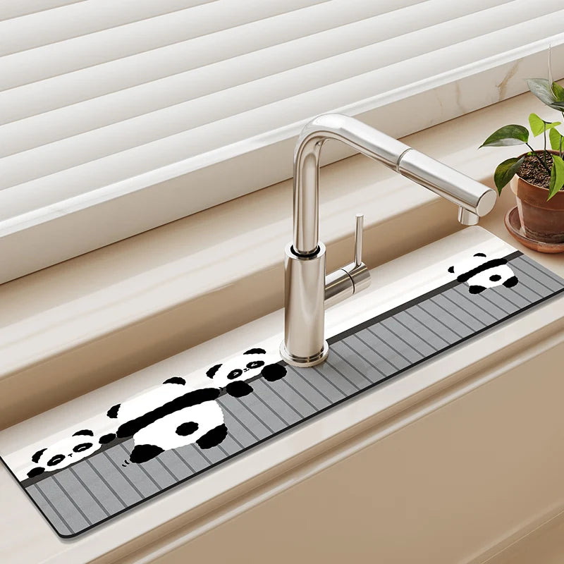 Diatomite Sink Splash Pad – Absorbent Drying Mat