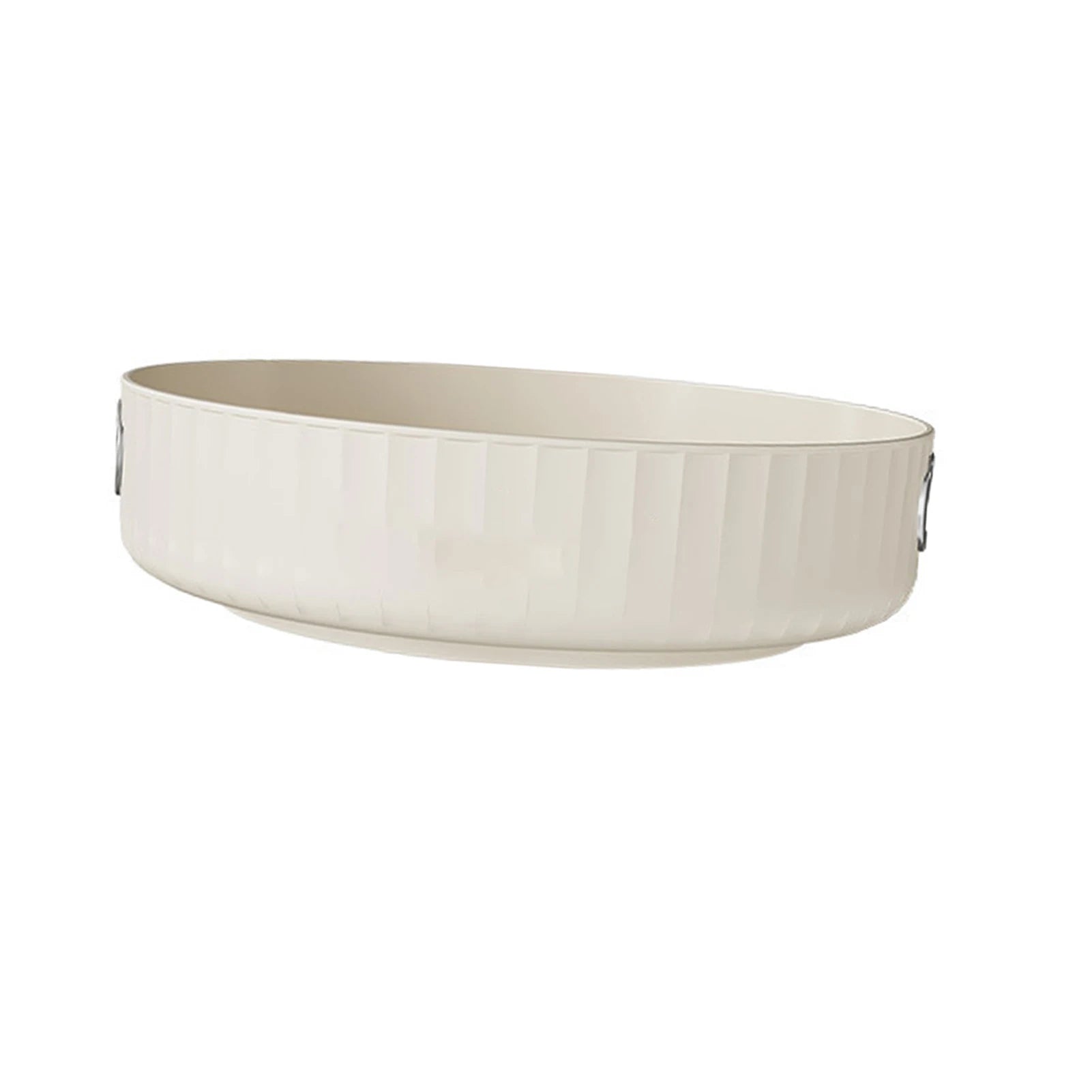 Creamy White Rotatable Multi-Purpose Countertop Tray