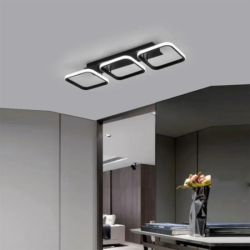 Modern LED Ceiling Light – Round/Square for Home & Hall