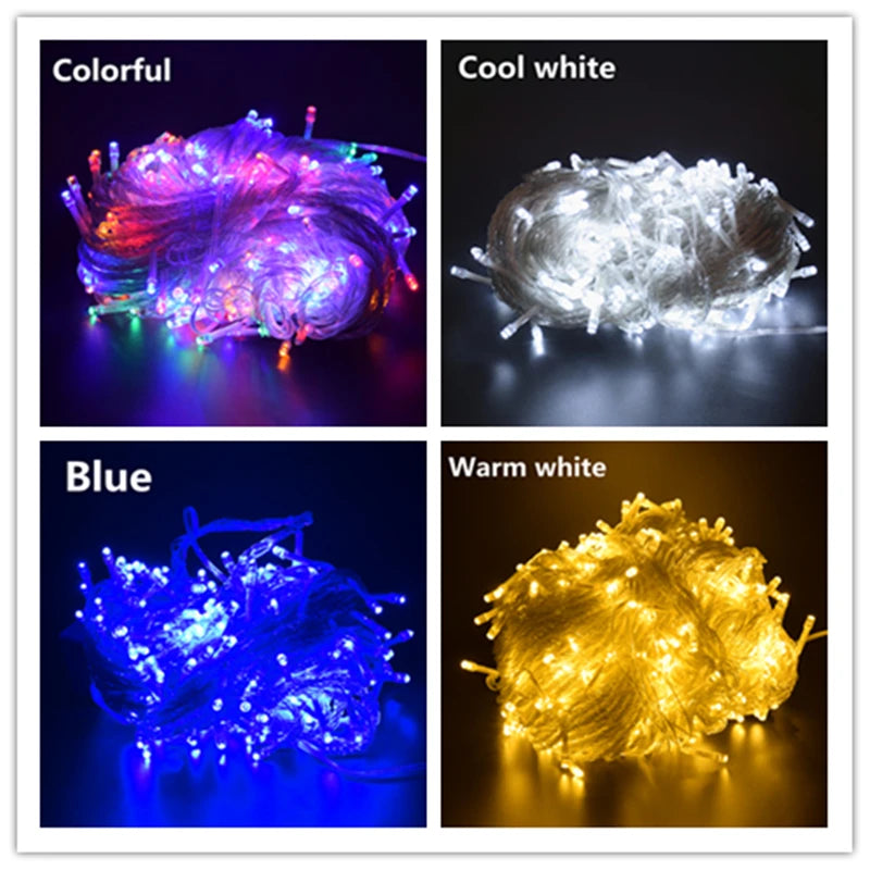 10M 100LED Outdoor Christmas String Fairy Lights