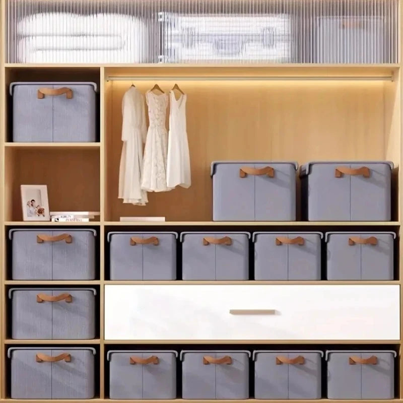 2/4pcs Clothes Organizer Storage Boxes for Wardrobe Drawers