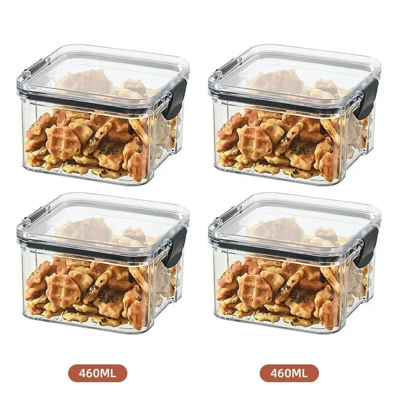 Kitchen Stackable Sealed Food Storage Containers Set (460–1800ml)