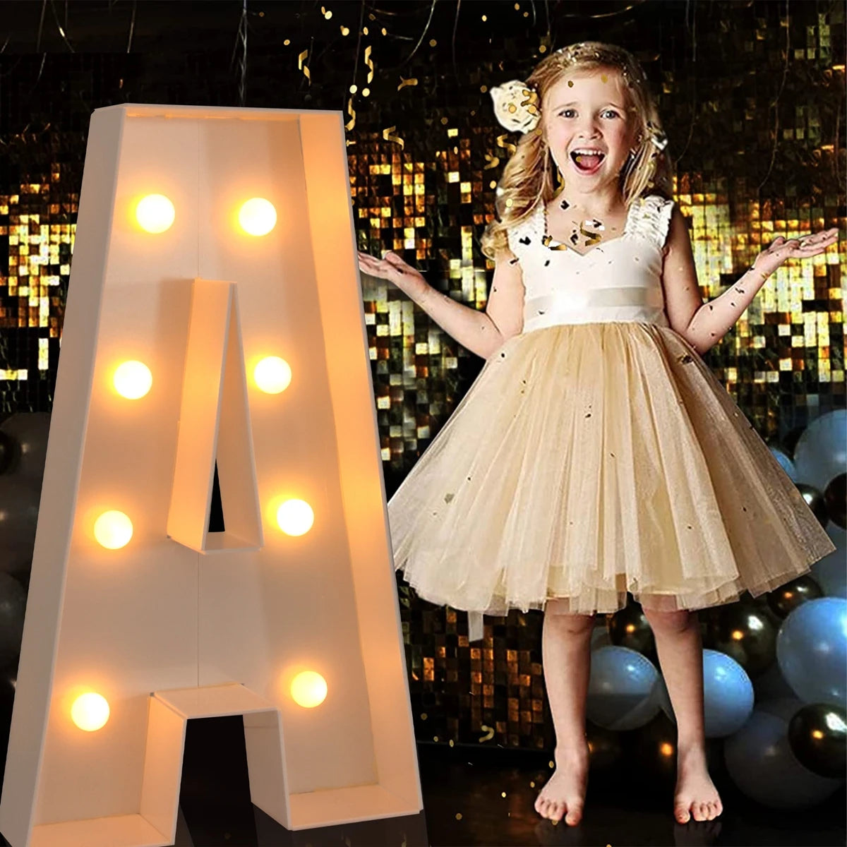 91.5cm Giant LED Light Frame Box – Party Decor