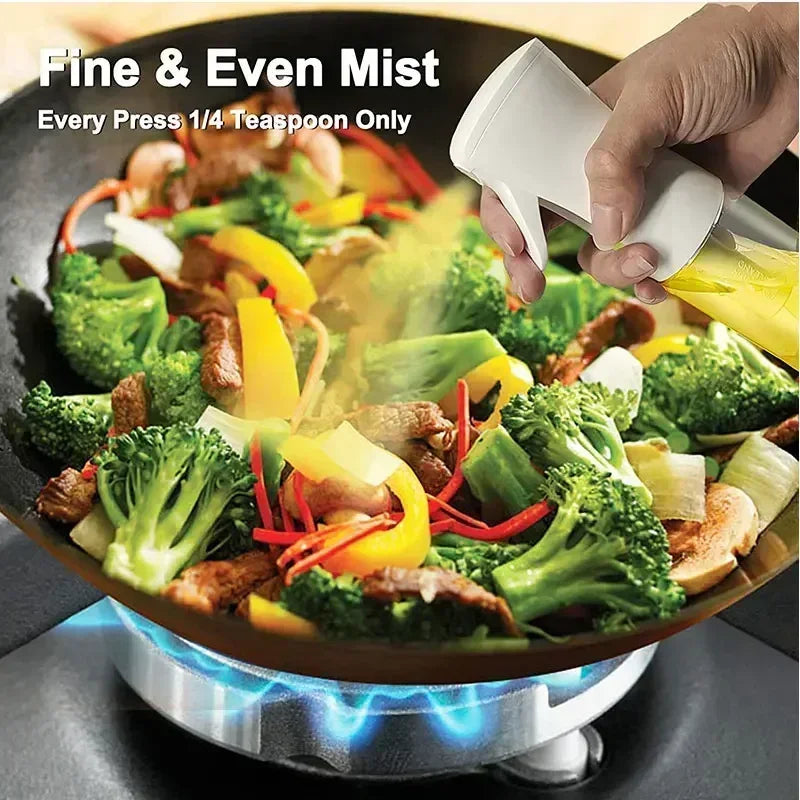 Oil Spray Bottle – 200/300/500ml Kitchen Cooking Dispenser