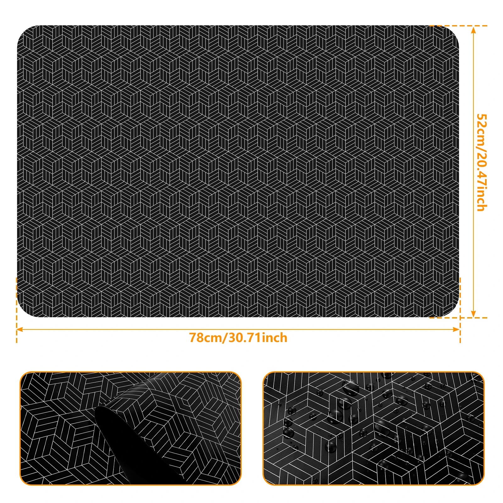 Silicone Induction Cooktop Protector Mat – 30.8×20.5"