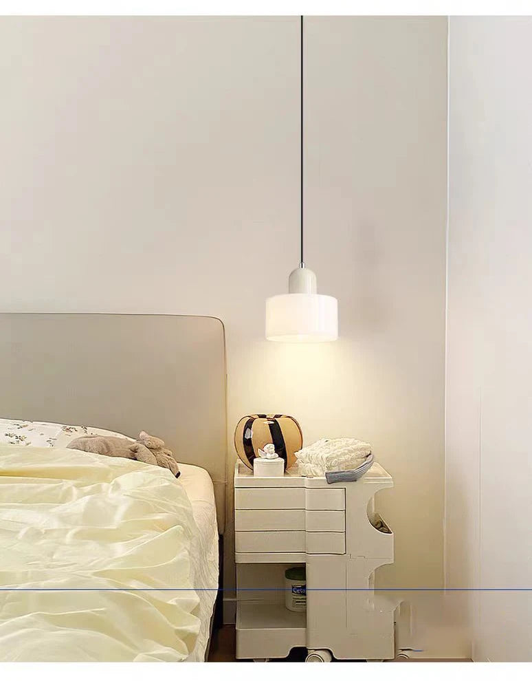 Nordic Modern Glass Bedside Pendant Lamp – E27