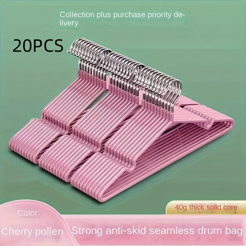 20pcs Non-Slip Heavy Duty Clothes Hangers