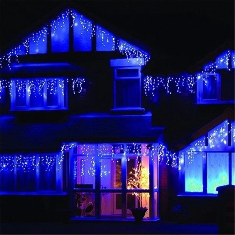 5M Outdoor LED Waterfall Curtain String Lights