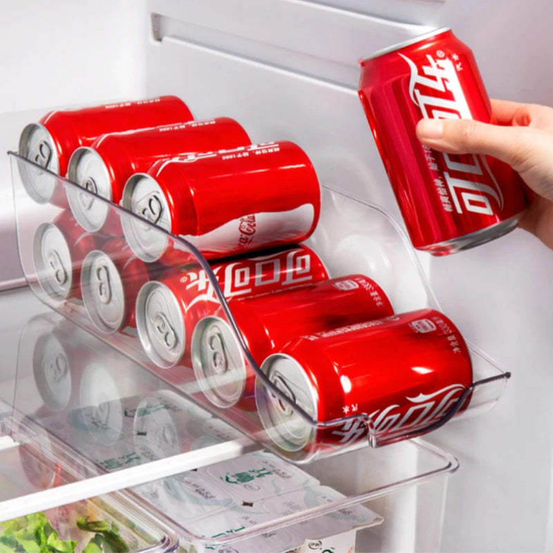 Refrigerator Soda Can Dispenser Organizer