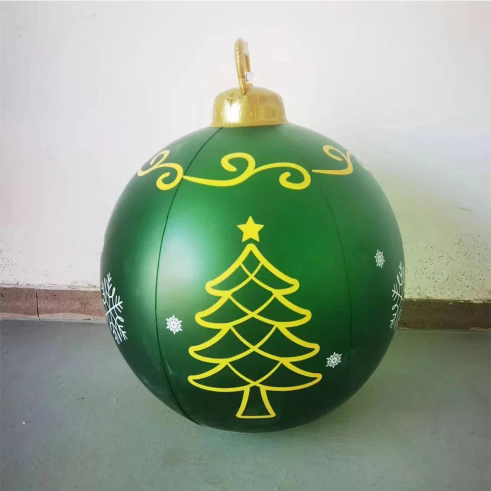Giant Luminous Inflatable Christmas Ball with LED Lights