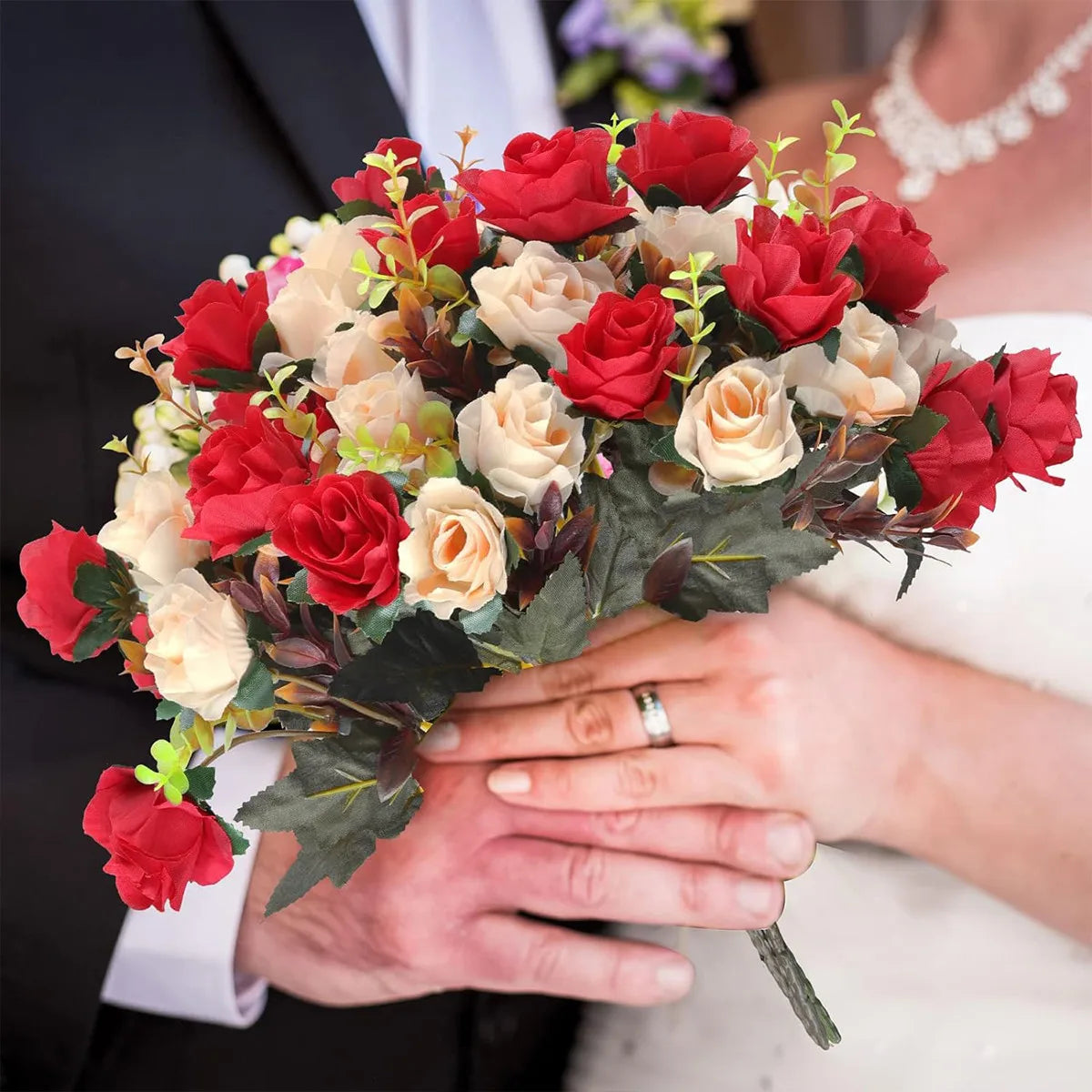 Silk Rose Artificial Flower – Wedding & Home Decor