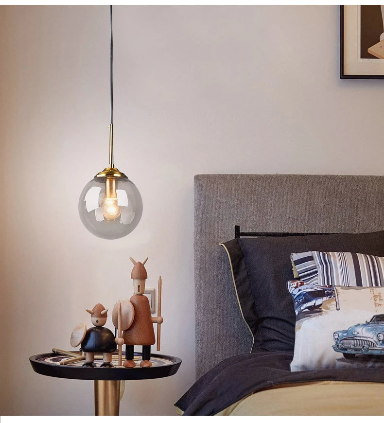 Modern Luxury Nordic LED Glass Pendant Lamp