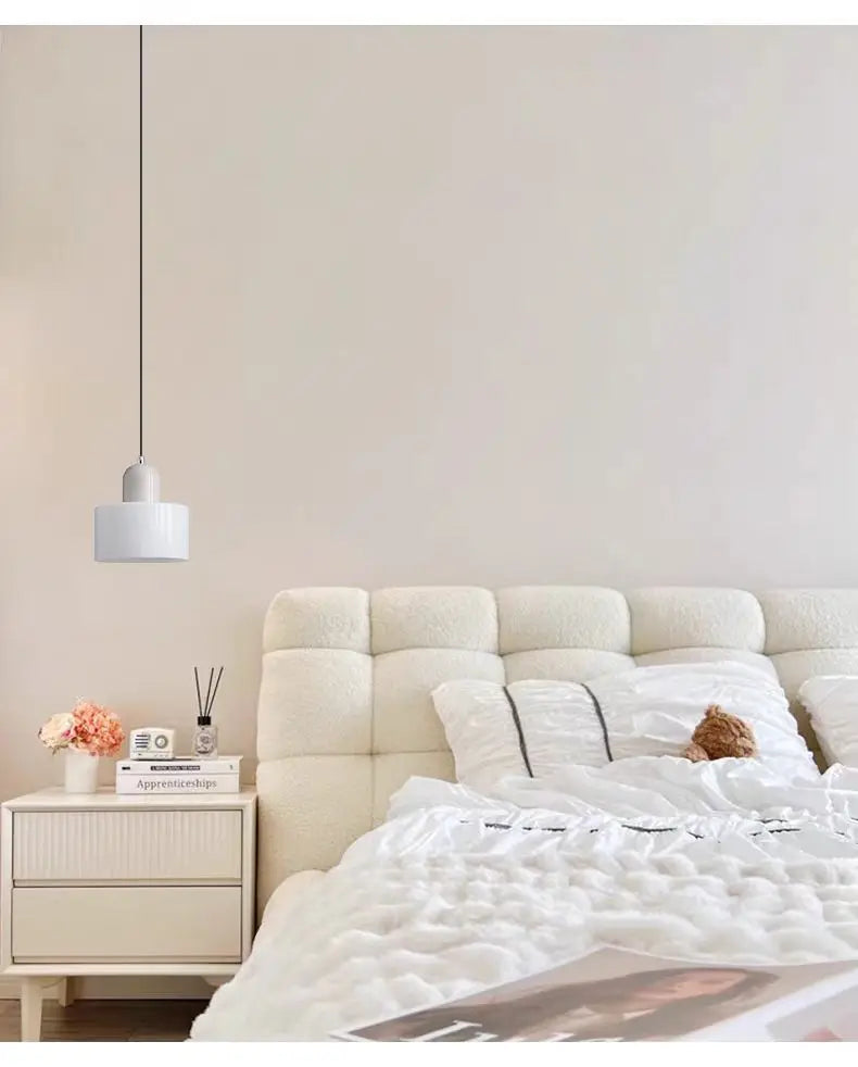 Nordic Modern Glass Bedside Pendant Lamp – E27