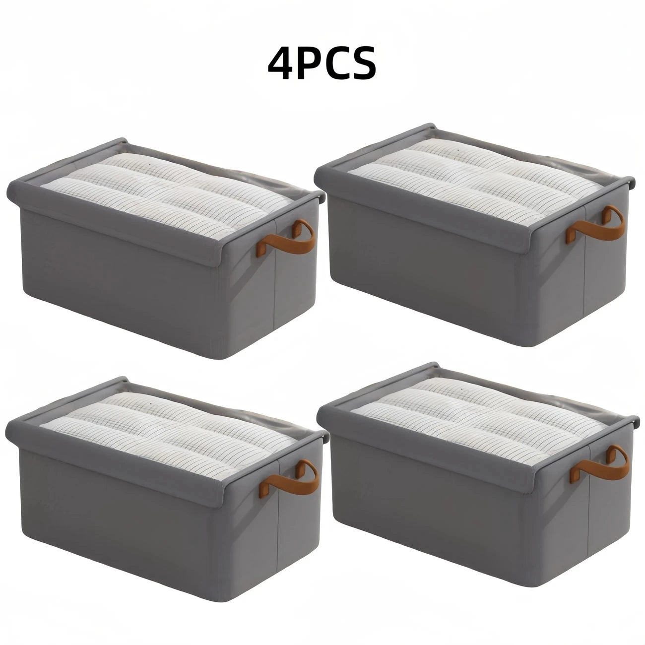 2/4pcs Clothes Organizer Storage Boxes for Wardrobe Drawers