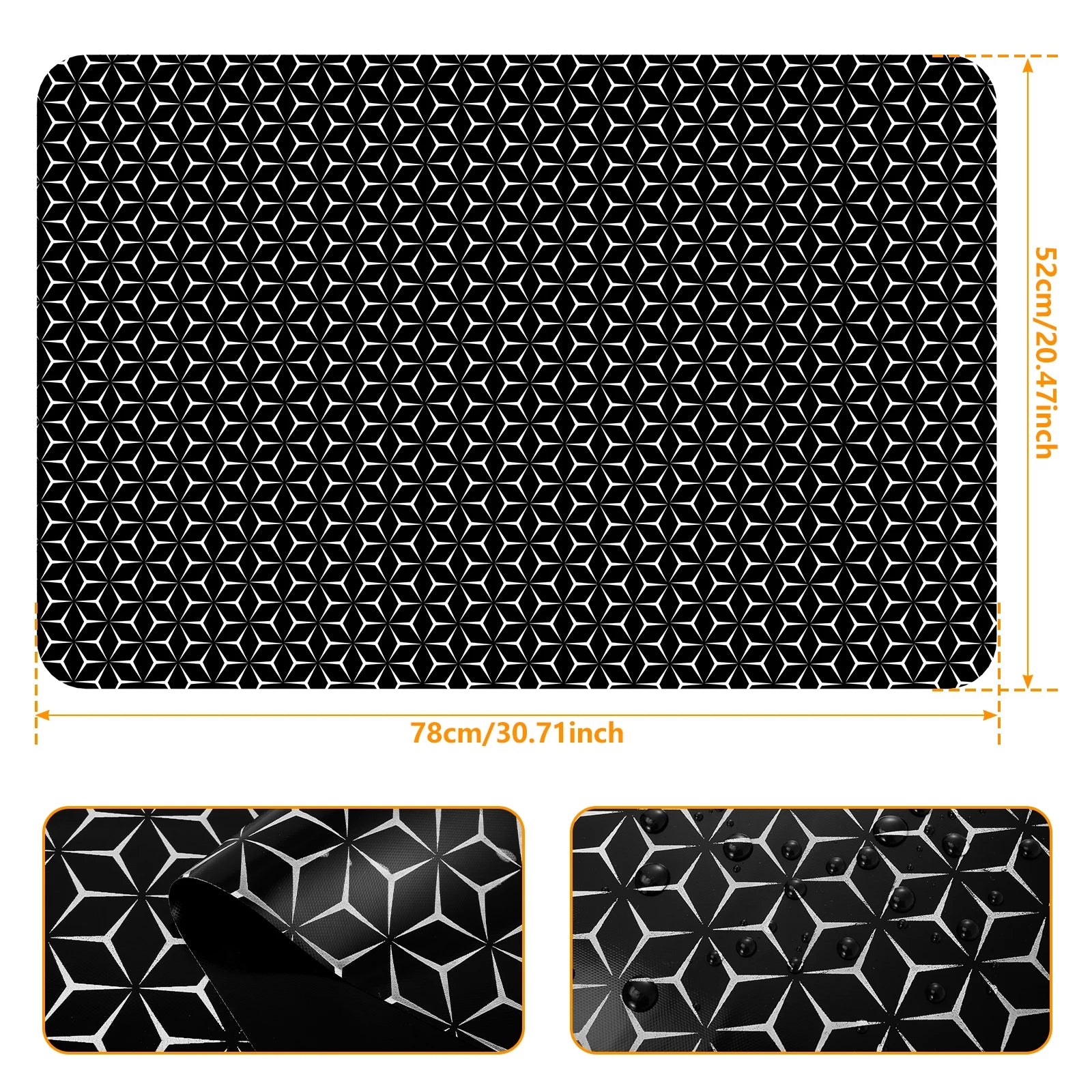Silicone Induction Cooktop Protector Mat – 30.8×20.5"