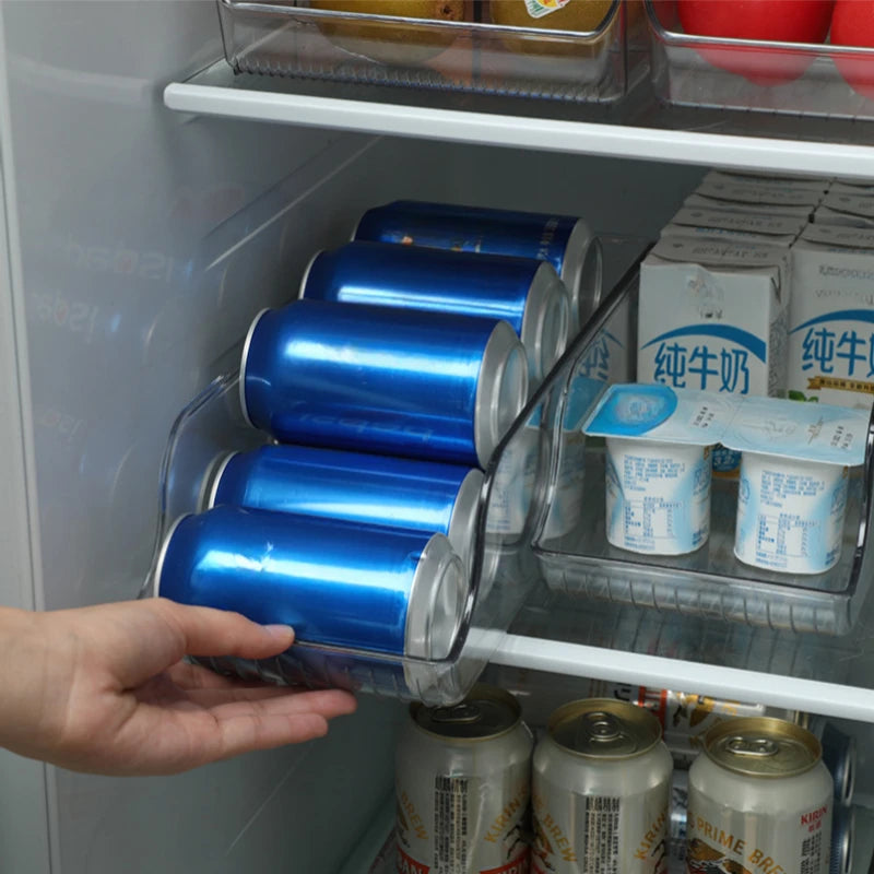 Refrigerator Soda Can Dispenser Organizer