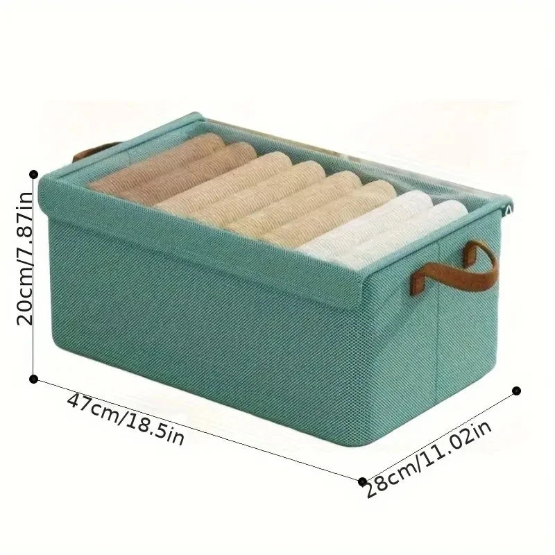 2/4pcs Clothes Organizer Storage Boxes for Wardrobe Drawers