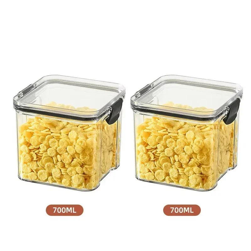 Kitchen Stackable Sealed Food Storage Containers Set (460–1800ml)