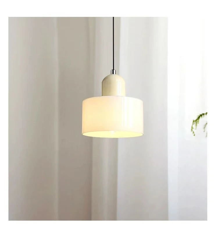 Nordic Modern Glass Bedside Pendant Lamp – E27